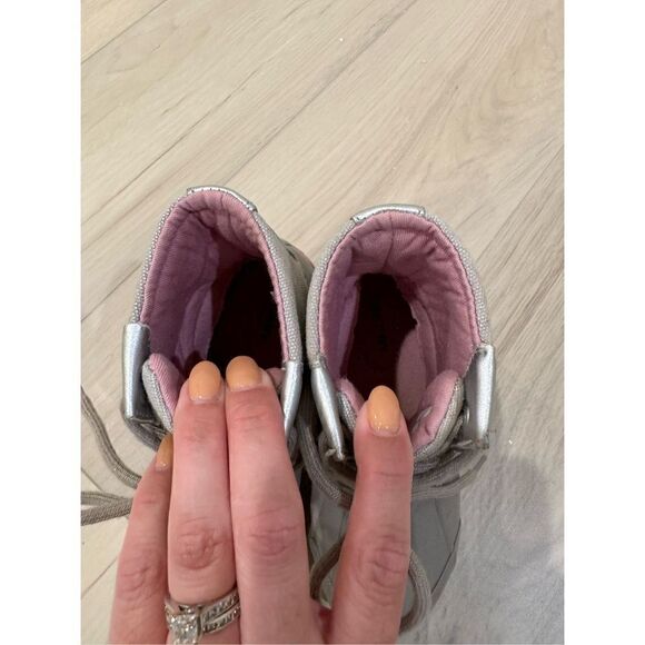 Sperry Kids Girl's Port Boot (Big Kid) Girls Size 10M Ivory Waterproof - Picture 6 of 9